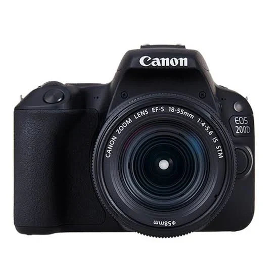 Canon EOS 200D (Rebel SL2) with EF-S 18-55mm f/4-5.6 IS STM Lens - Pre-Owned