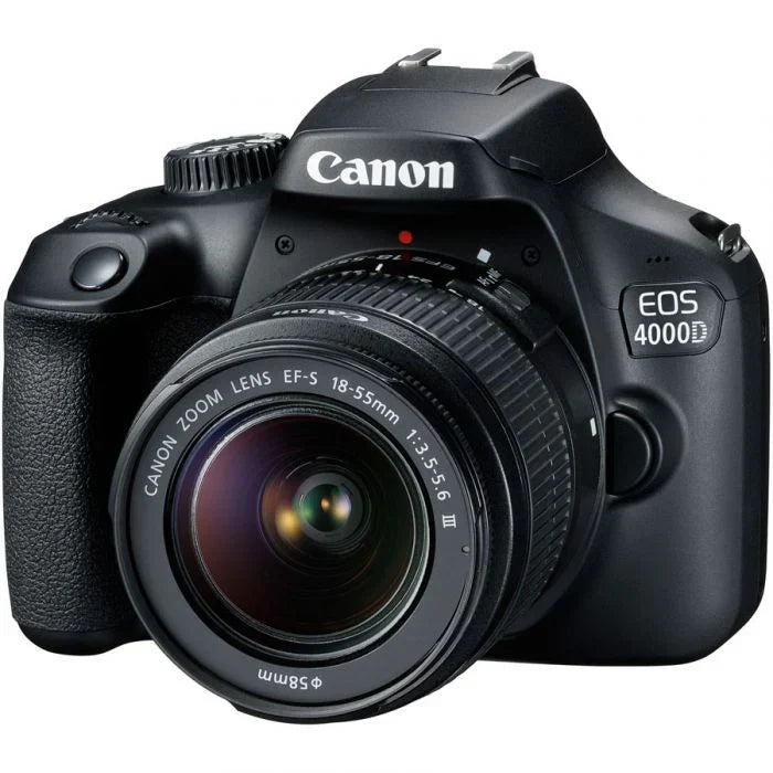 Canon EOS 4000D with EF-S 18-55mm f/3.5-5.6 III Lens - Pre-Owned