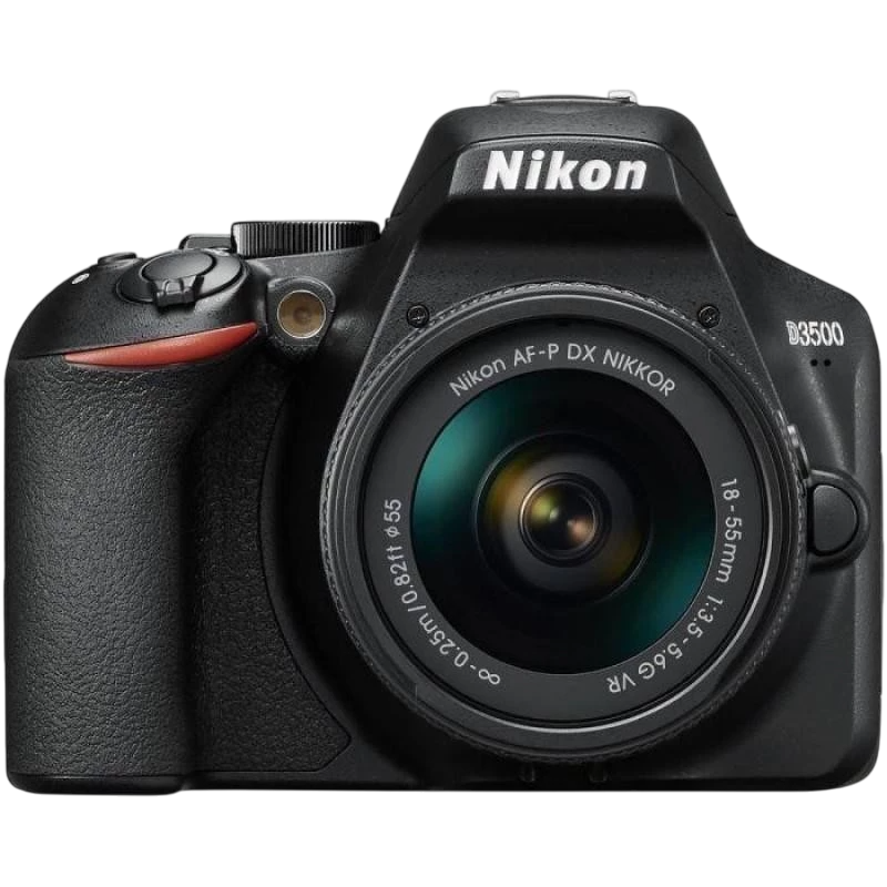 Nikon D3500 DSLR with AF-P DX 18-55mm f/3.5-5.6G VR Lens (Tested & Certified) (Pre-Owned)