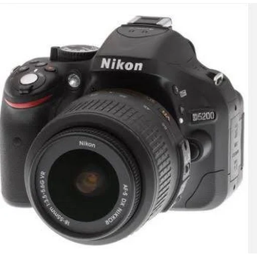 Nikon D5200 DSLR Camera with 18-55mm VR II Lens – 24.1MP DX-Format Sensor (Pre-Owned)