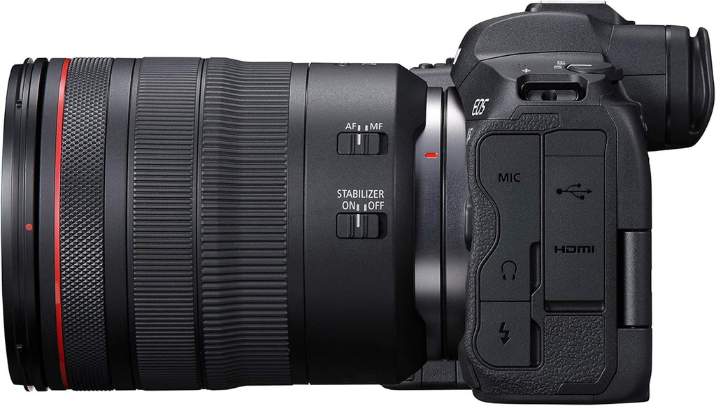 Canon EOS R5 Mirrorless Camera with RF 24-105mm f/4L Lens - Full Frame 45MP, 8K Video, DIGIC X, 12FPS (New)